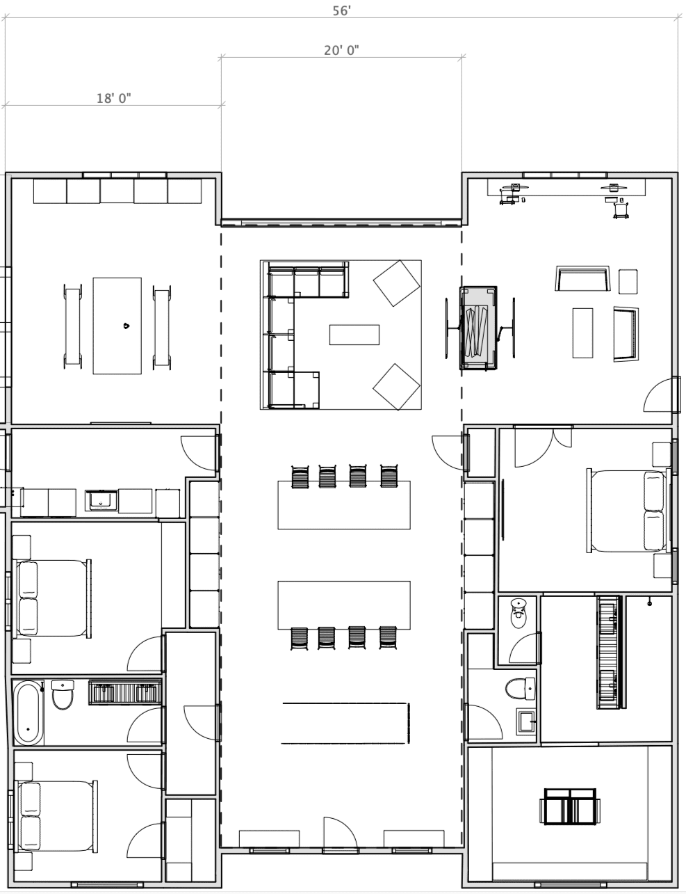 Revised floorplan